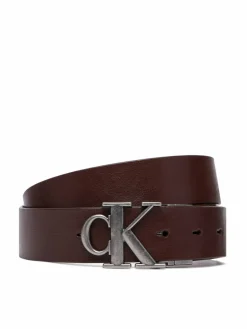 Cintura Ck Buckle Tumbled 35Mm Adj/Rev LV04D7049G Marrone
