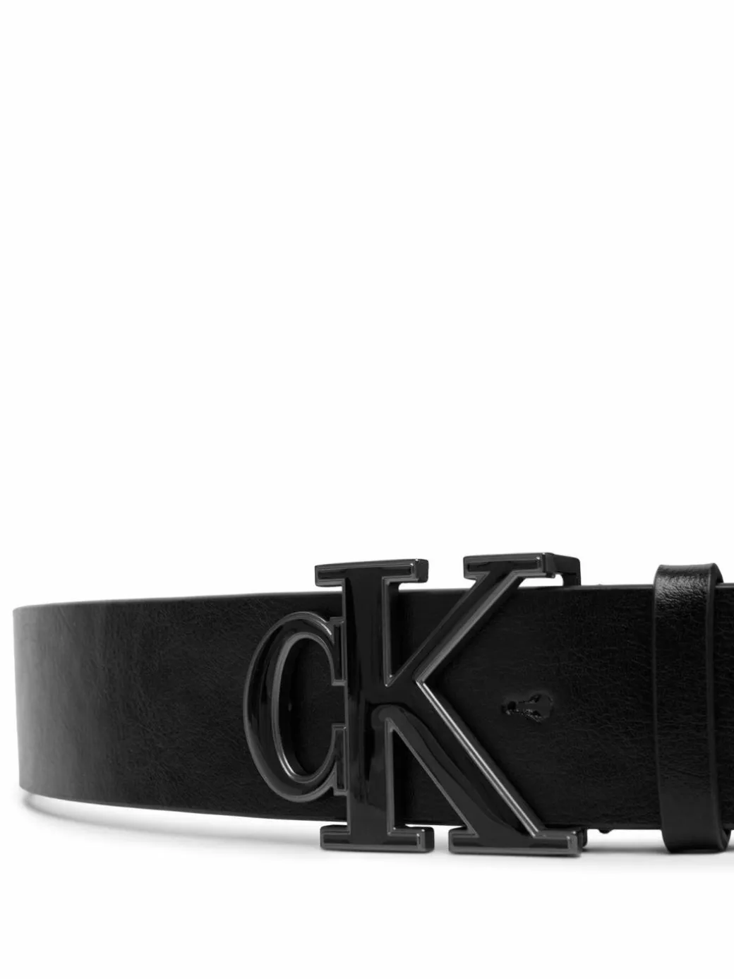 Cintura Ck Enamel Buckle 40Mm LV04D7150G Nero