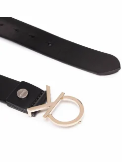 Cintura da donna Ck Adj.Logo Belt 3.5Cm K60K602141 Nero