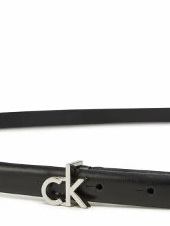 Cintura da donna Ck Buckle Skinny Belt 1.5 K60K612932 Nero