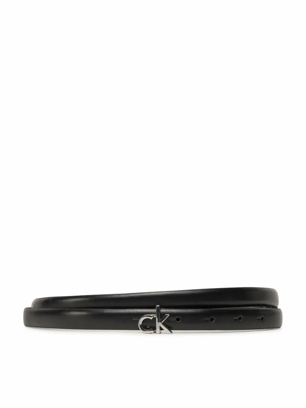 Cintura da donna Ck Buckle Skinny Belt 1.5 K60K612932 Nero