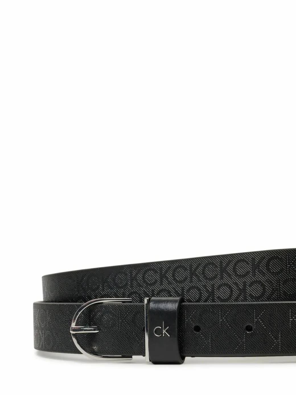 Cintura da donna Ck Metal Round Buckle 2.5_Mono K60K613150 Nero