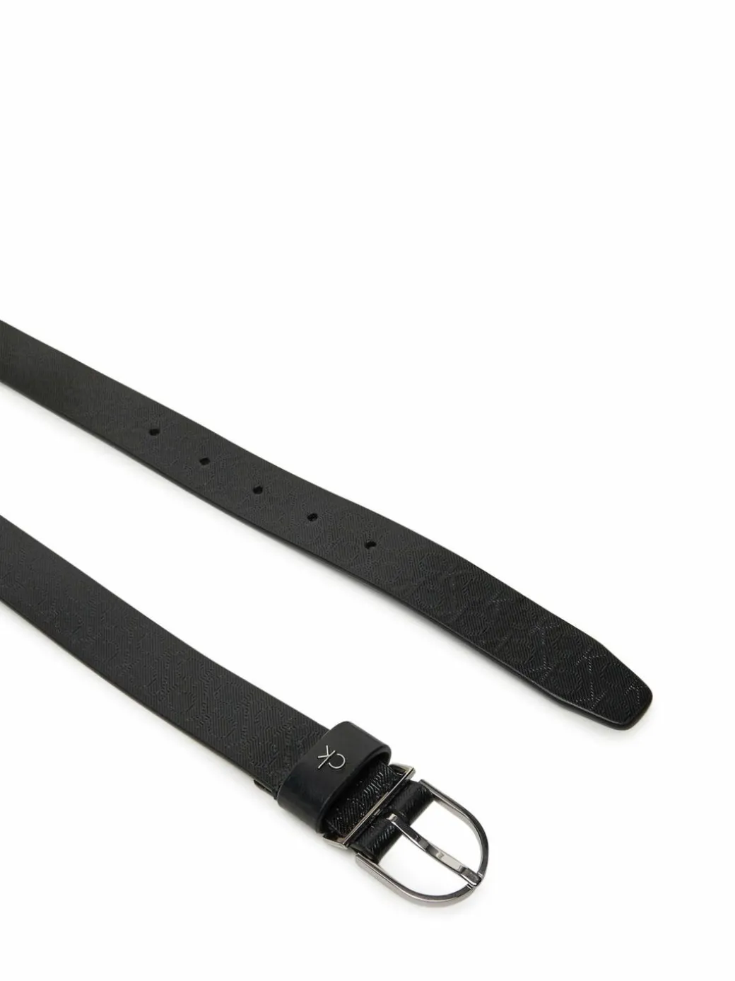 Cintura da donna Ck Metal Round Buckle 2.5_Mono K60K613150 Nero