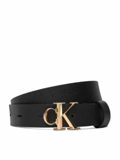 Cintura da donna Facet Ck Buckle Pebble 25Mm LV04F7060G Nero
