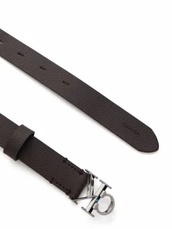 Cintura da donna Facet Ck Buckle Pebble LV04F7060G Marrone