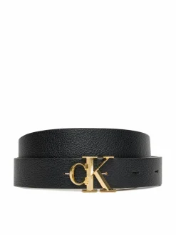 Cintura da donna Facet Ck Buckle 25Mm Pebble Rev/ LV04F7044G Nero