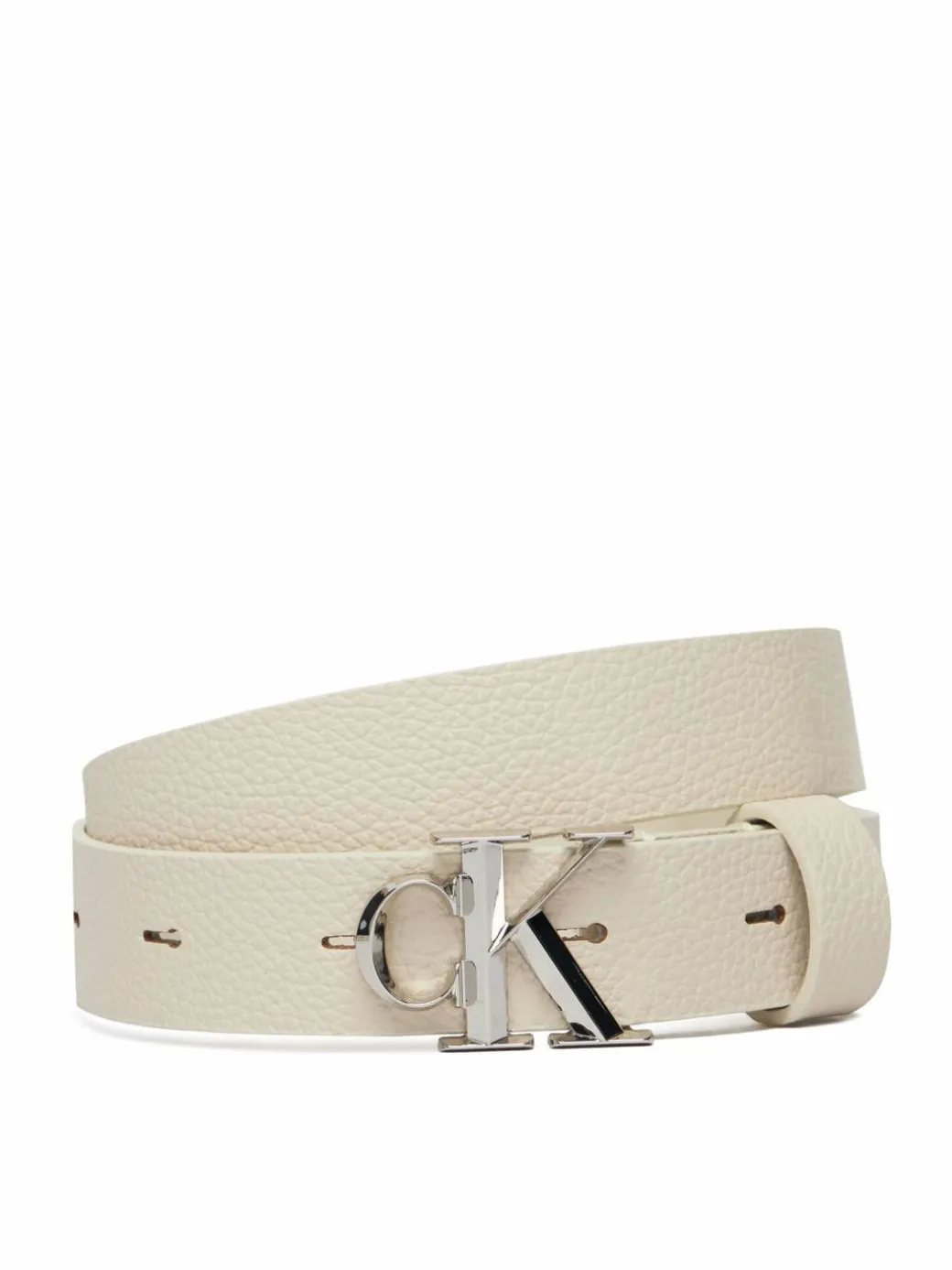 Cintura da donna Facet Ck Buckle Pebble LV04F7060G Grigio