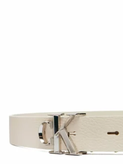 Cintura da donna Facet Ck Buckle Pebble LV04F7060G Grigio