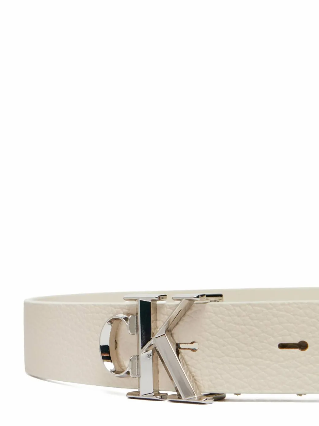 Cintura da donna Facet Ck Buckle Pebble LV04F7060G Grigio