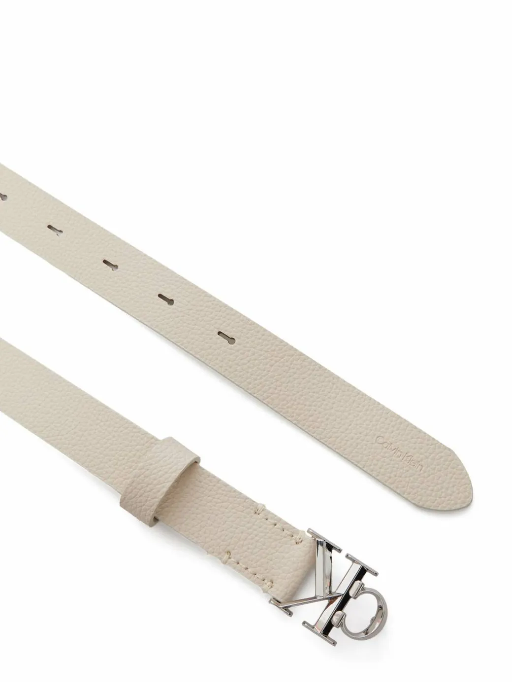 Cintura da donna Facet Ck Buckle Pebble LV04F7060G Grigio