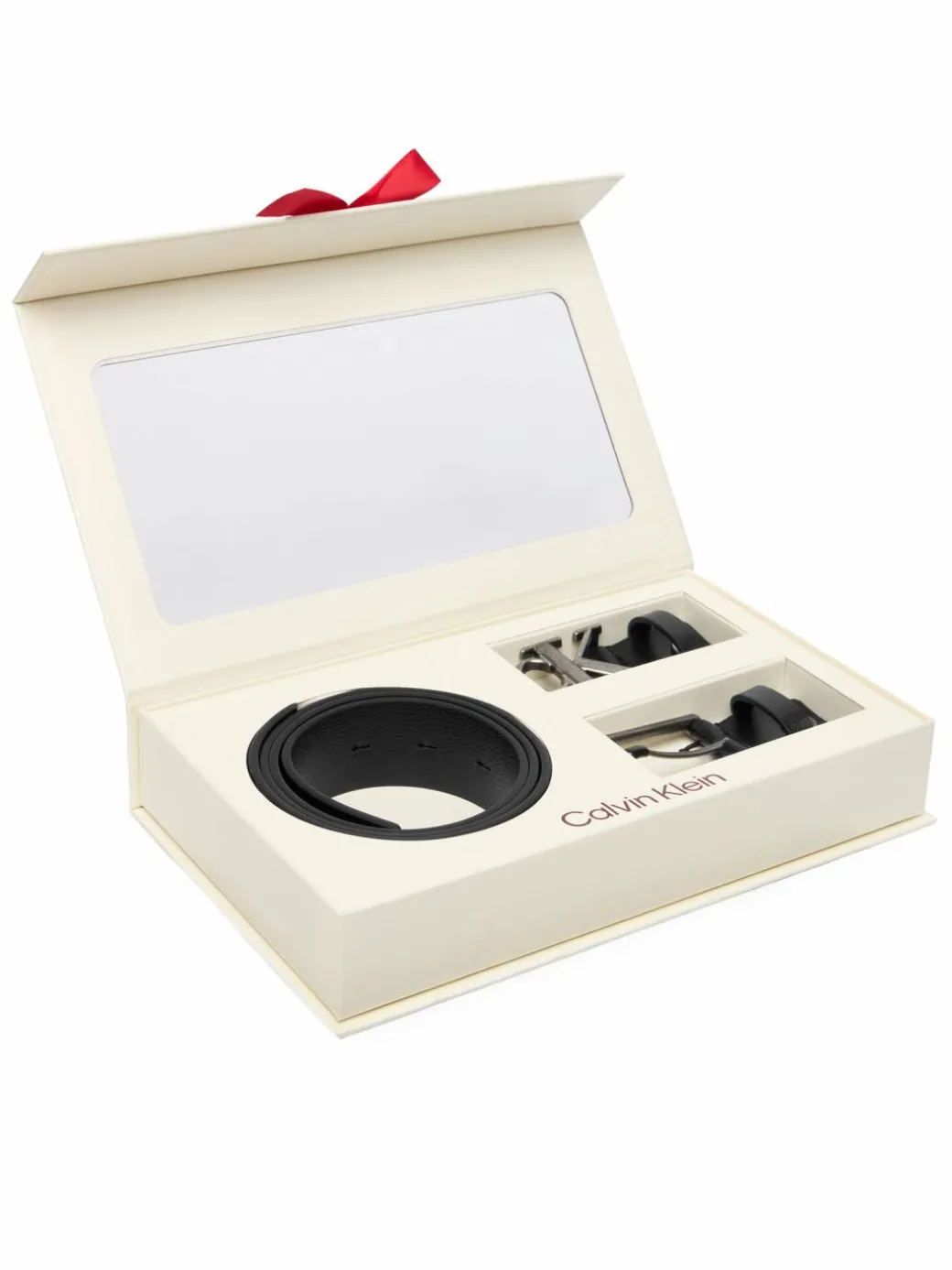 Cintura da uomo Belt Gift Set LV04D0009G Nero