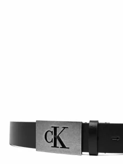 Cintura da uomo Ck Plaque Smooth 35Mm LV04D7043G Nero