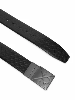 Cintura da uomo Emblem Plaque W/ Aop 35Mm Adj/Re LV04D7083G Nero