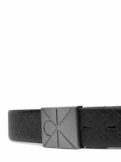 Cintura da uomo Emblem Plaque W/ Aop 35Mm Adj/Re LV04D7083G Nero