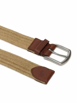 Cintura da uomo 35Mm Braid Stretch 405666041004 Marrone