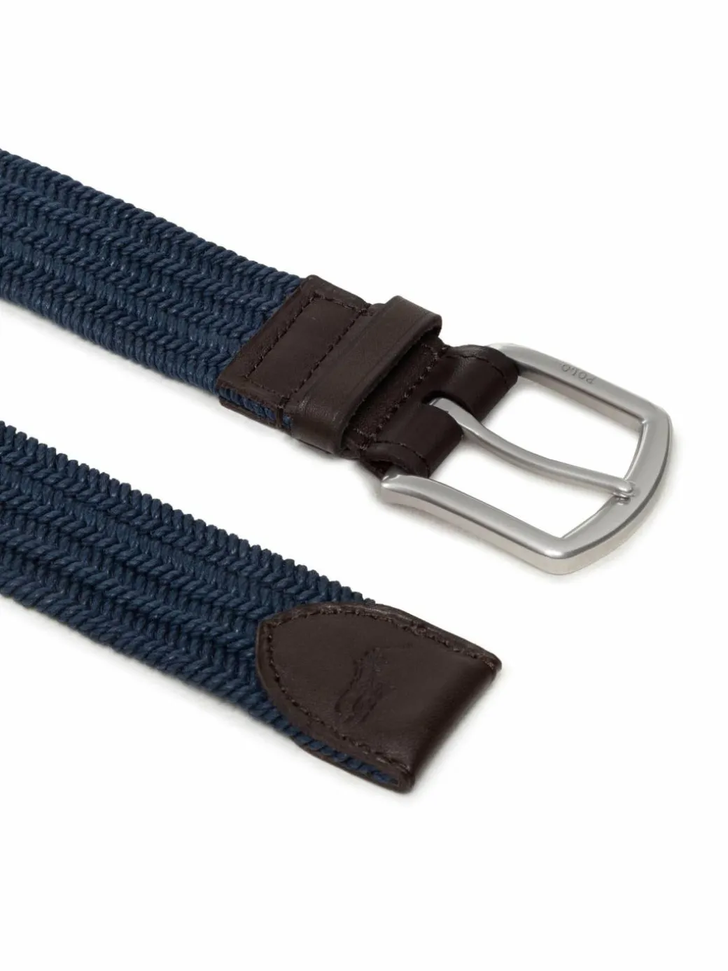 Cintura da uomo 35Mm Braid Stretch 405666041002 Blu scuro