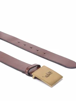 Cintura da uomo 36Mm Pp Plaque Belt 405691693002 Marrone