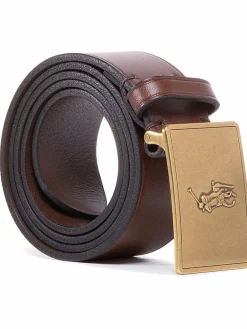 Cintura da uomo 36Mm Pp Plaque Belt 405691693002 Marrone