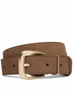 Cintura Hw End Tip Buckle Suede 30Mm LV04F7114G Marrone