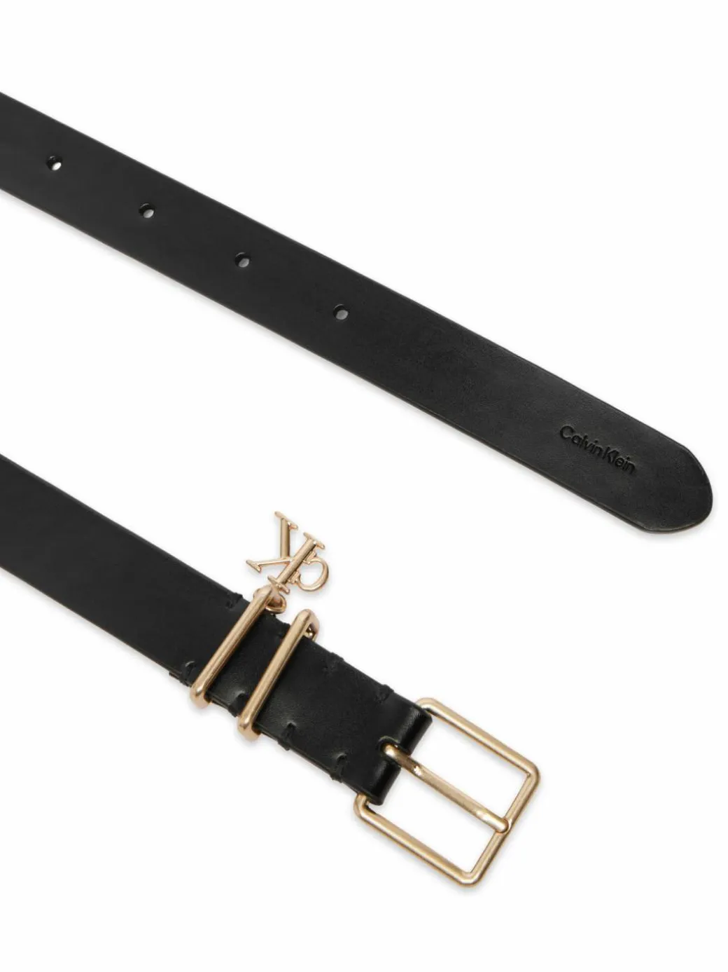 Cintura Logo Charm Belt LV04F7086G Nero