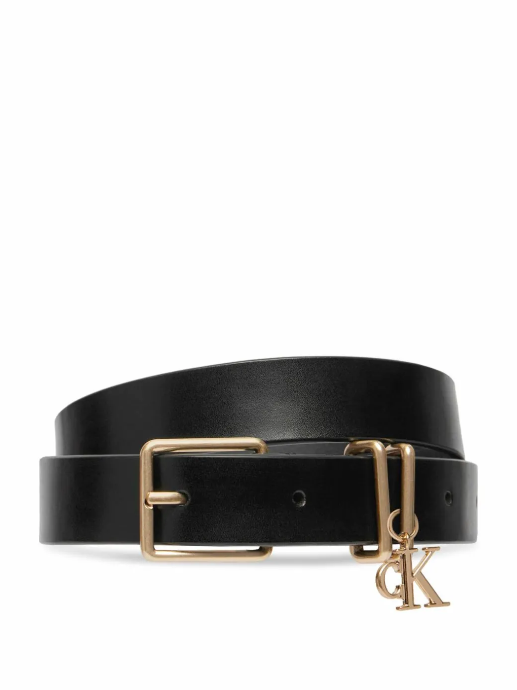 Cintura Logo Charm Belt LV04F7086G Nero