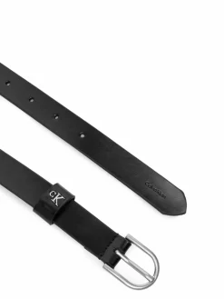 Cintura Rounded Buckle Ck Loop 25Mm LV04F7107G Nero