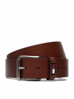 Cintura Tjm Tommy Roller Buckle 4.0 AM0AM14460 Marrone