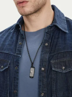 Collana $Kull Bones PJWEA09NU Argento