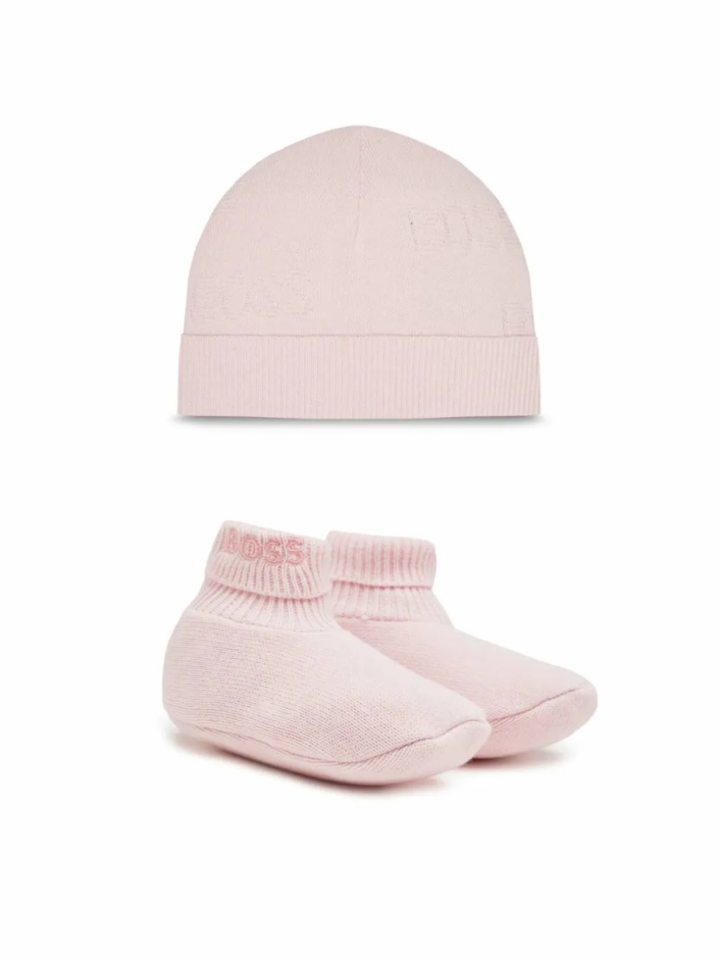 Completo cappello e calzini J98421 Rosa
