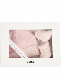Completo cappello e calzini J98423 Rosa