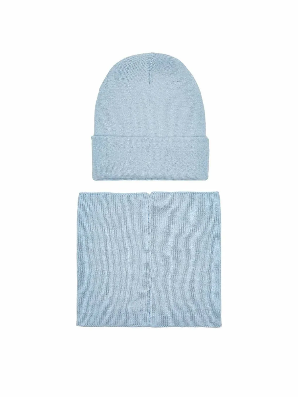 Completo cappello e scaldacollo ACCCS-AW24-244DFR Blu