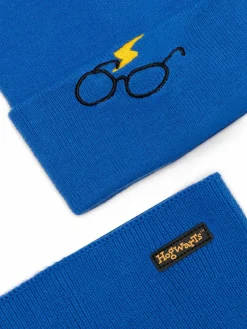 Completo cappello e scaldacollo ACCCS-AW24-243WBHP Blu scuro