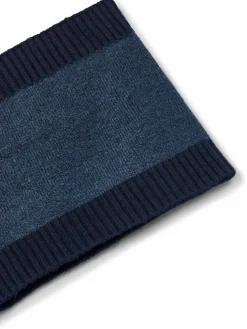 Completo cappello e scaldacollo 10069 Blu scuro