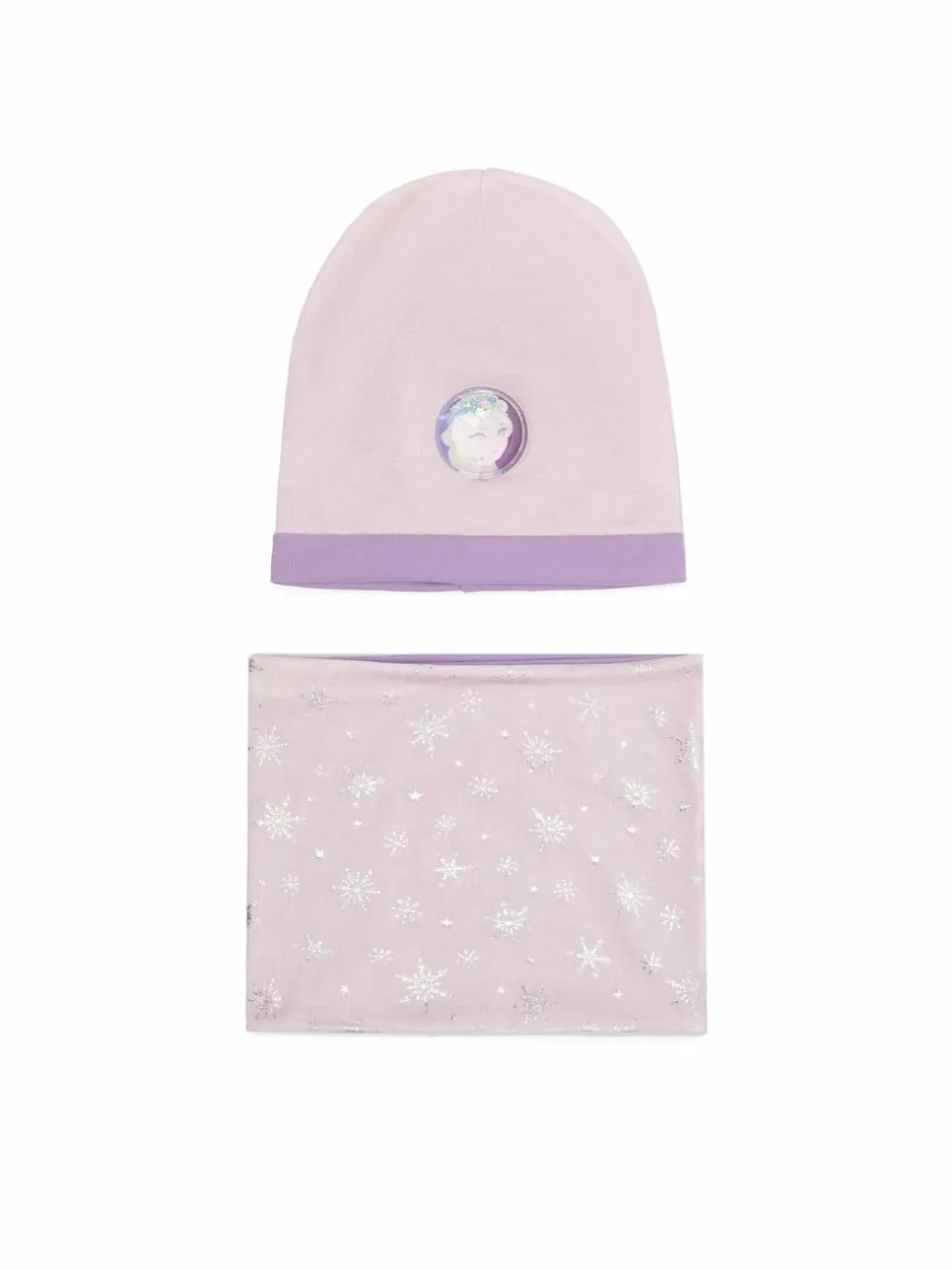 Completo cappello e scaldacollo ACCCS-AW23-36DFR Viola