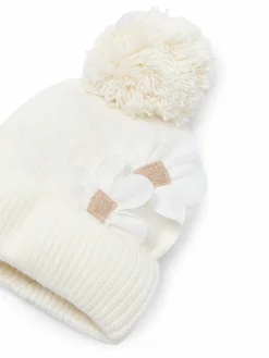 Completo cappello, scaldacollo e guanti 10071 Écru