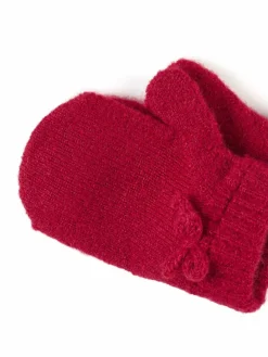 Completo cappello, sciarpa e guanti 10.536 Rosso