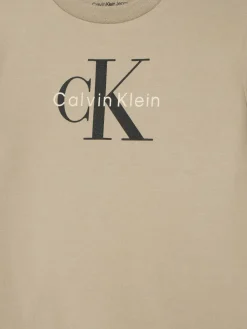 Completo felpa, maglietta e pantaloni Monogram IN0IN00336 Beige Regular Fit