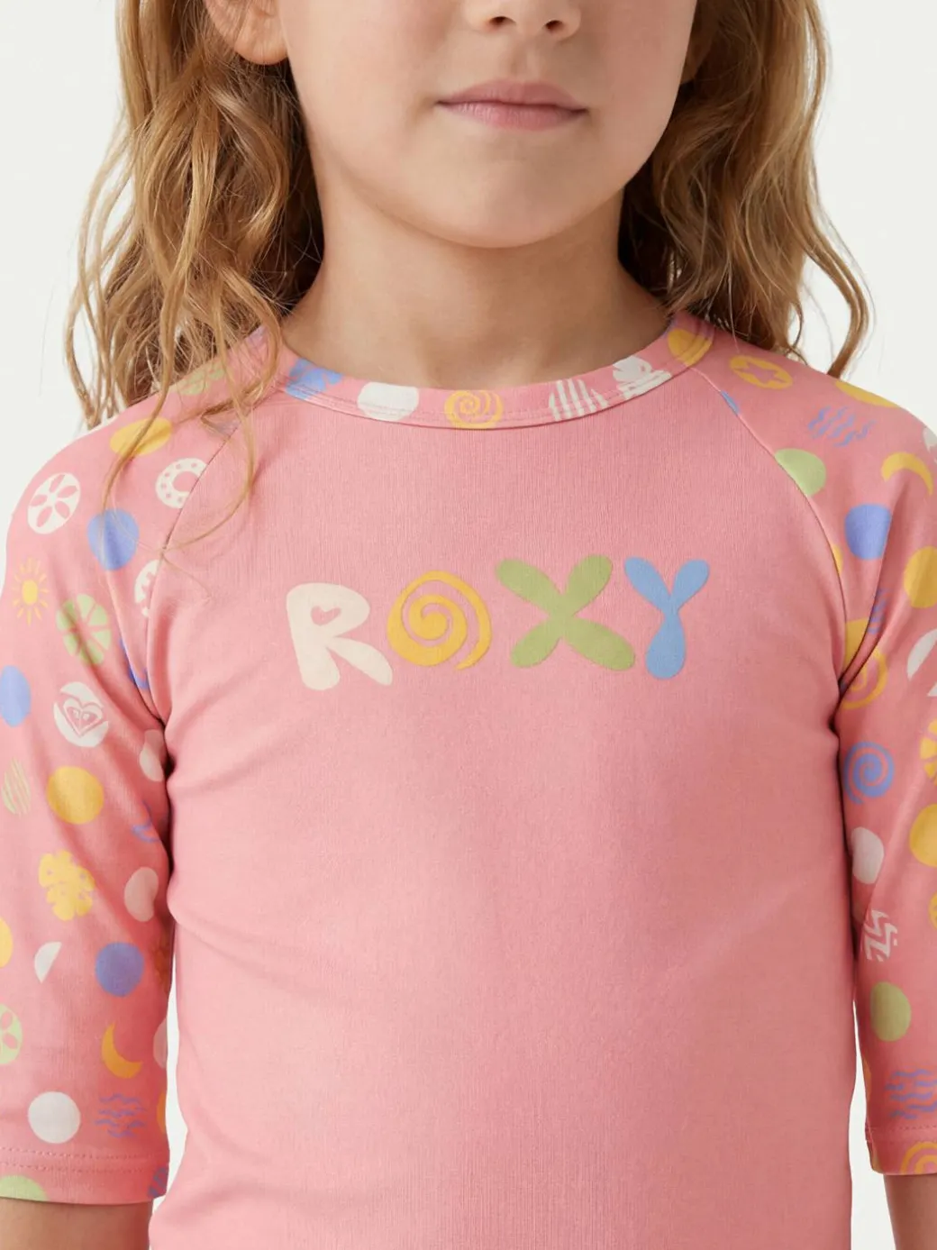 Completo t-shirt e slip da bagno Roxy Dot ERLWR03328 Rosa
