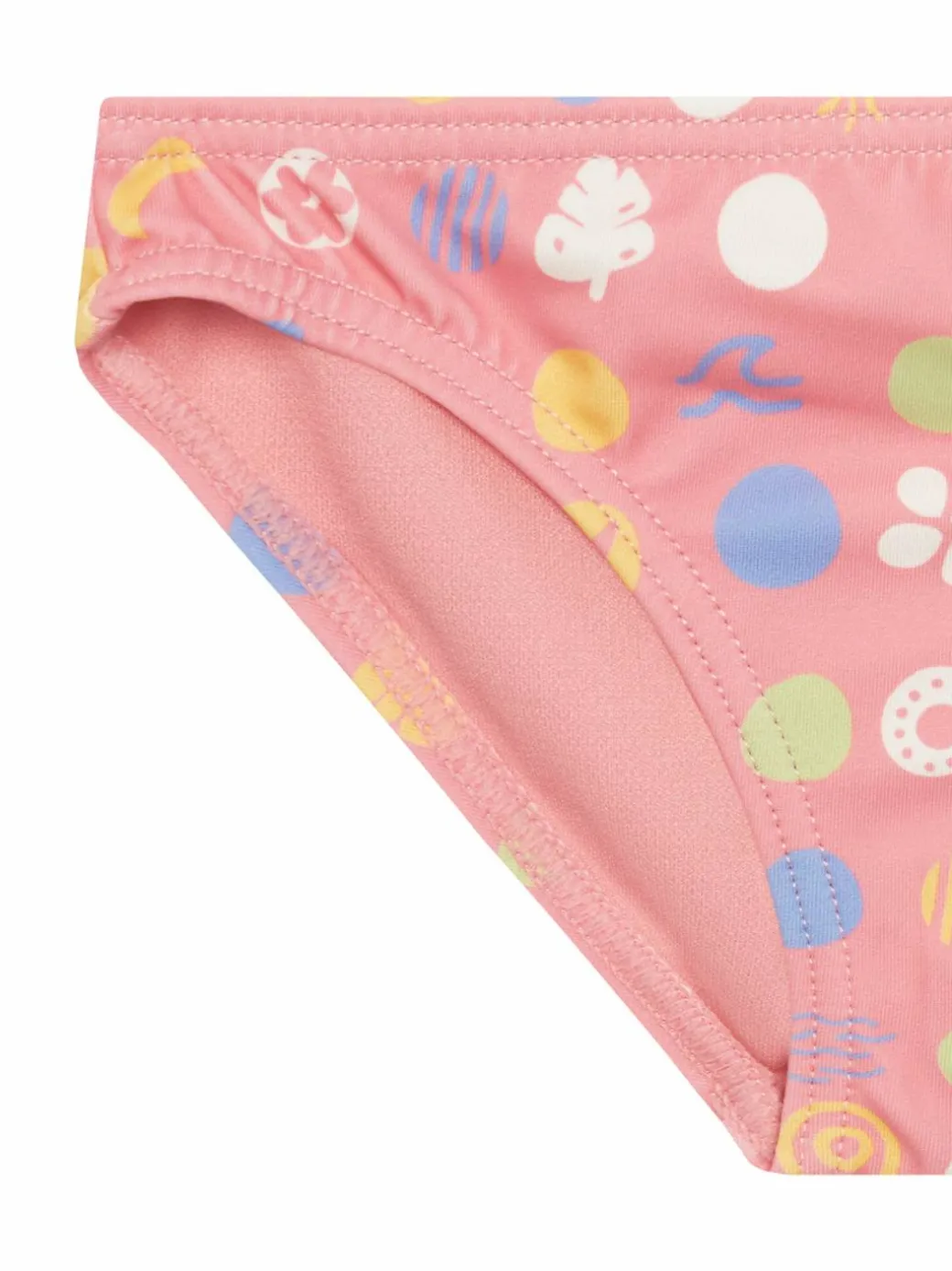 Completo t-shirt e slip da bagno Roxy Dot ERLWR03328 Rosa