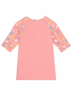 Completo t-shirt e slip da bagno Roxy Dot ERLWR03328 Rosa
