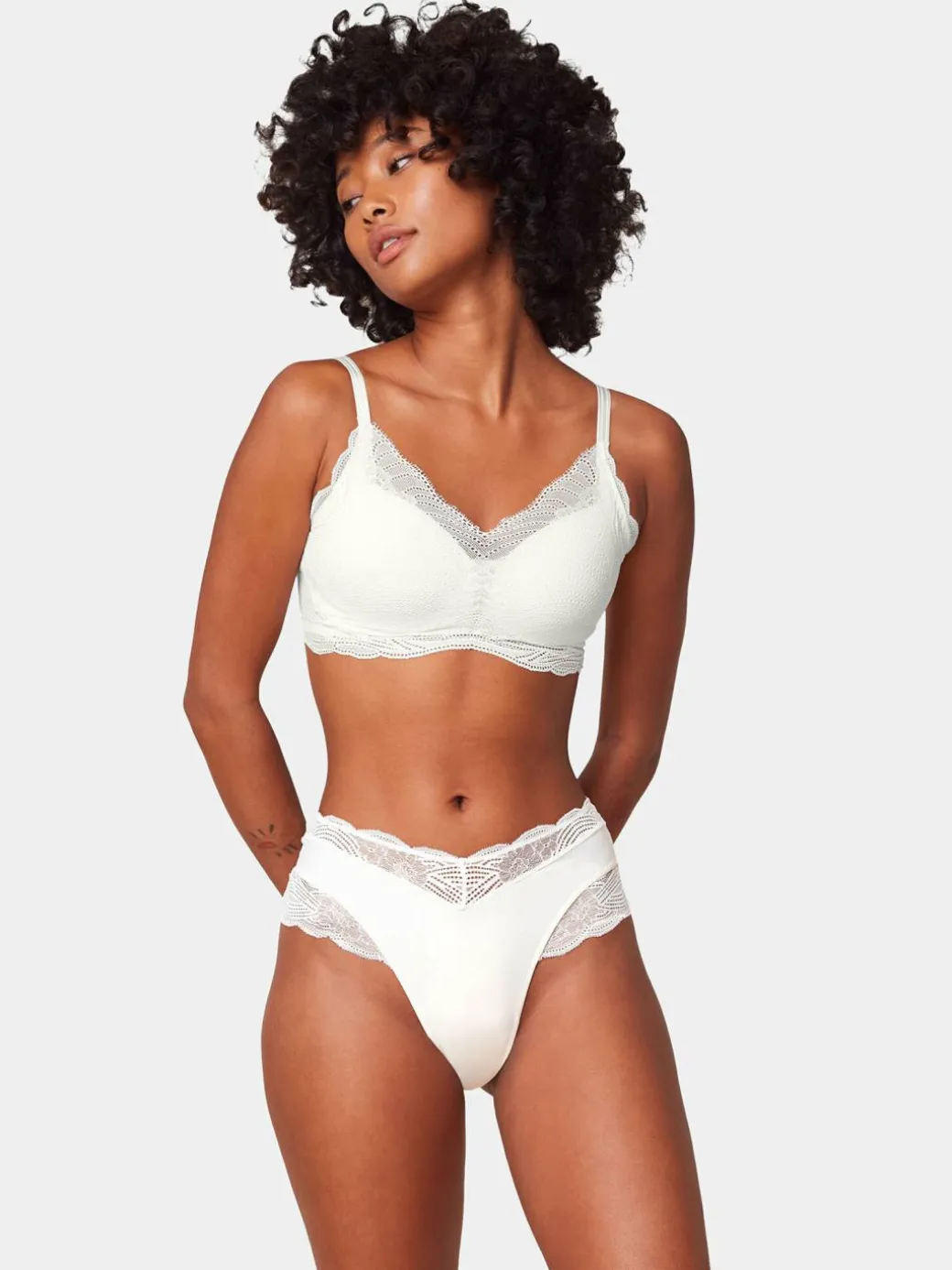 Culotte classiche Lift Smart Bandeau Maxi EX 10215945 Écru