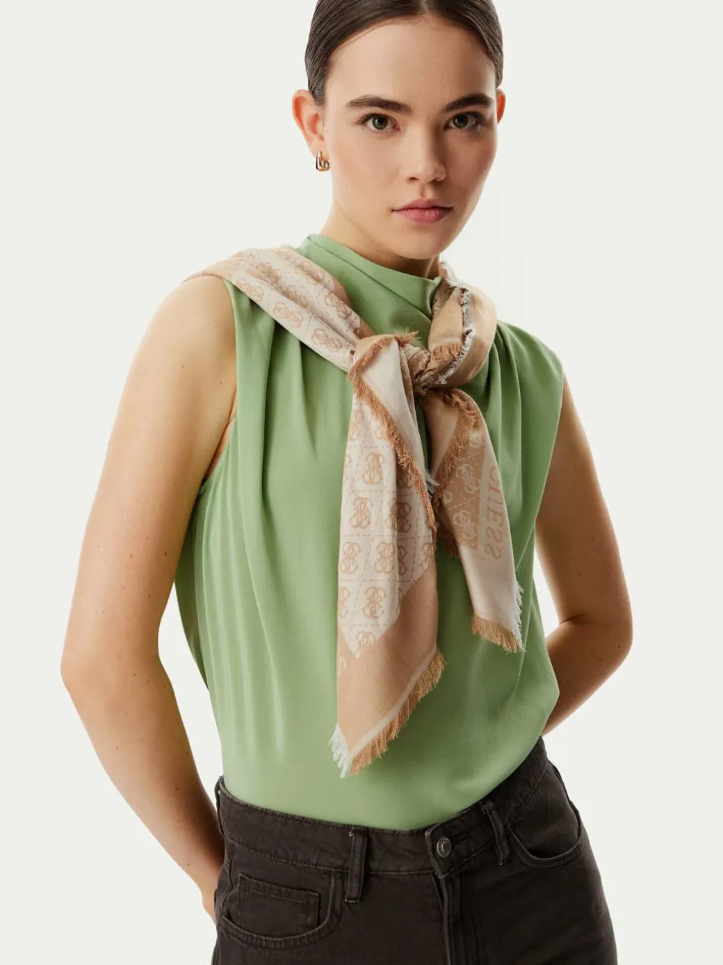 Foulard AW5449 VIS03 Beige