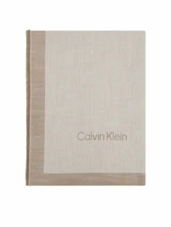 Foulard Calvin Chambray Square Scarf LV04F8085G Beige