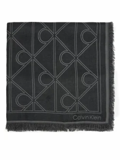 Foulard Emblem Aop Contrast Lw Square Sc LV04F8077G Nero