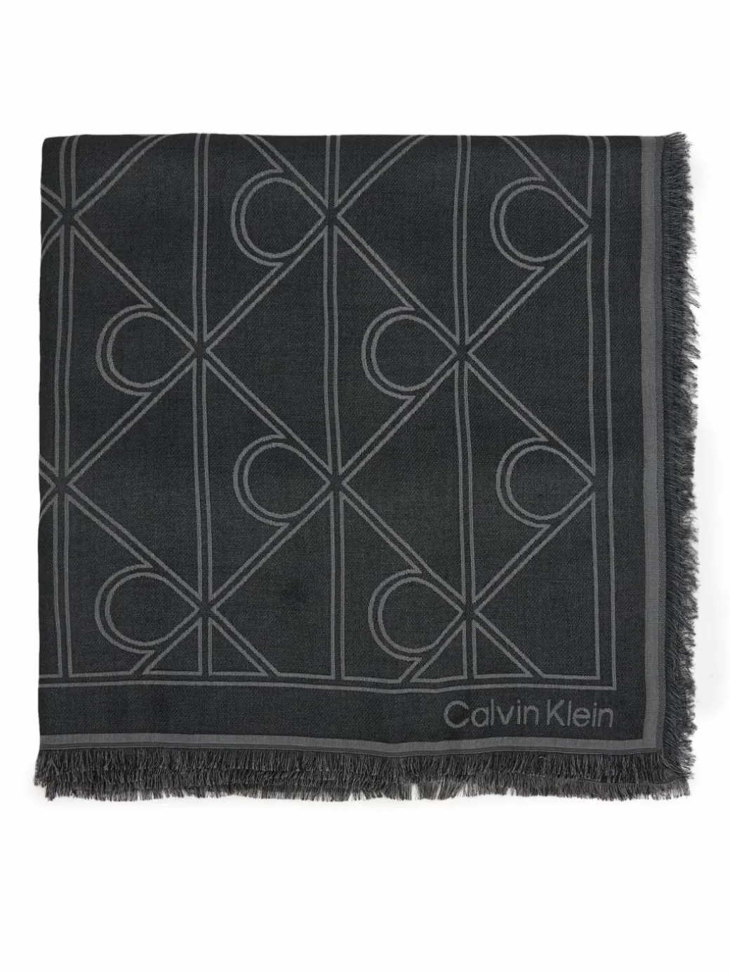 Foulard Emblem Aop Contrast Lw Square Sc LV04F8077G Nero