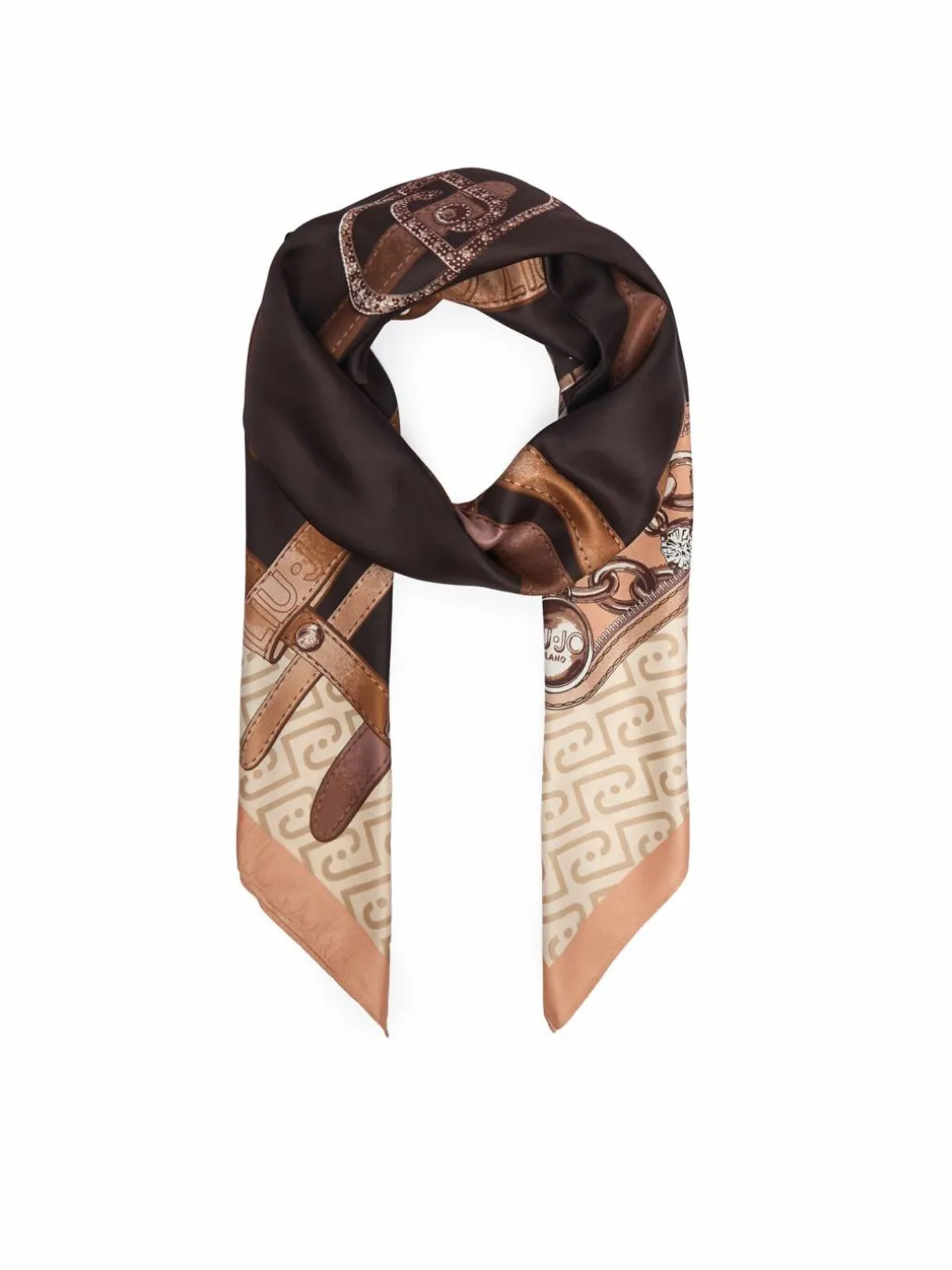 Foulard 2F6071 T2745 Marrone