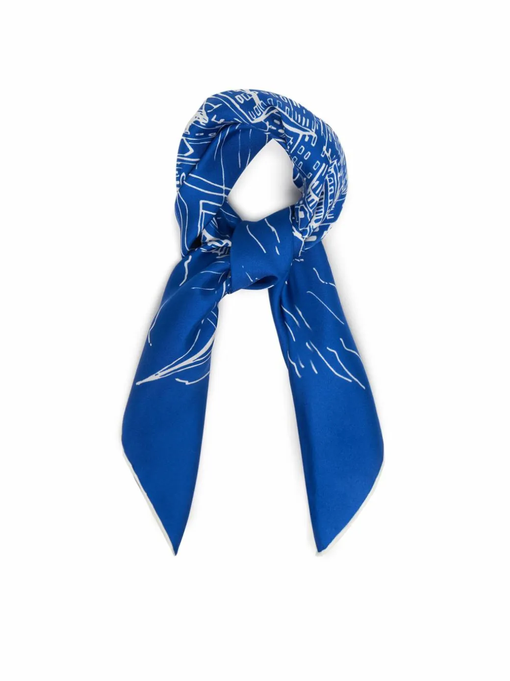 Foulard 454P09789002 Blu