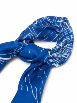 Foulard 454P09789002 Blu