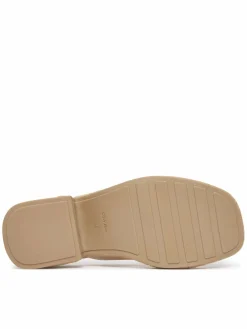 Infradito Block Heel Espa 50 Thong Lth HW0HW02902 Beige