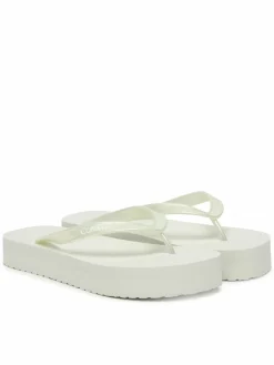Infradito Flatform Flip Flop Met Tpu HW0HW03120 Bianco